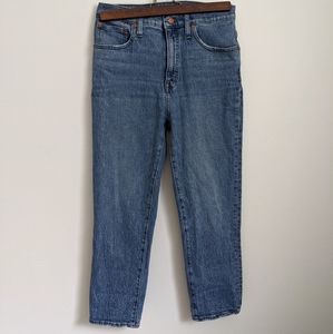 Madewell Classic Straight Leg High Waist Jeans